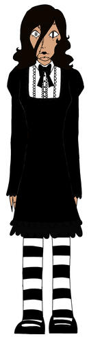 she stands